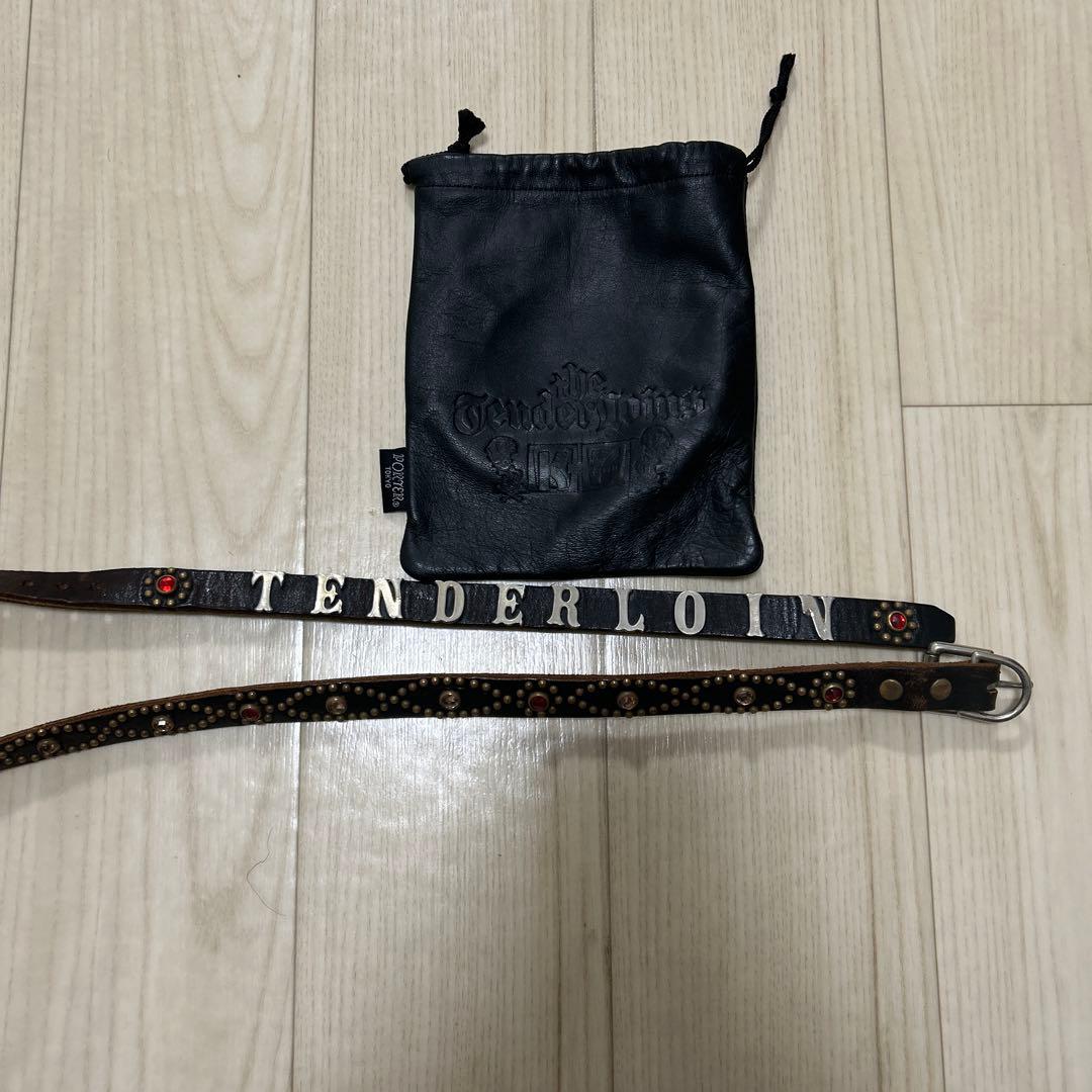 TENDERLOIN ナローベルト　収納袋付き