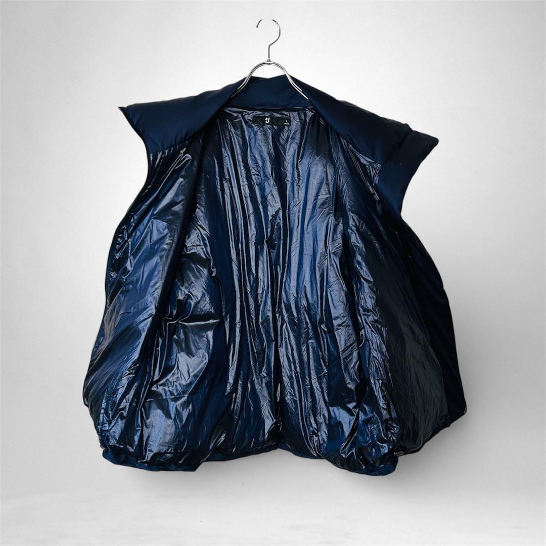 【ほぼ未使用】+J ジルサンダー プレミアム　ダウン　ボリューム L ネイビー