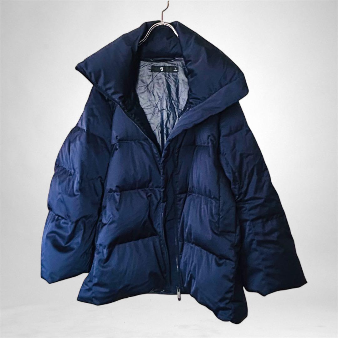 【ほぼ未使用】+J ジルサンダー プレミアム　ダウン　ボリューム L ネイビー