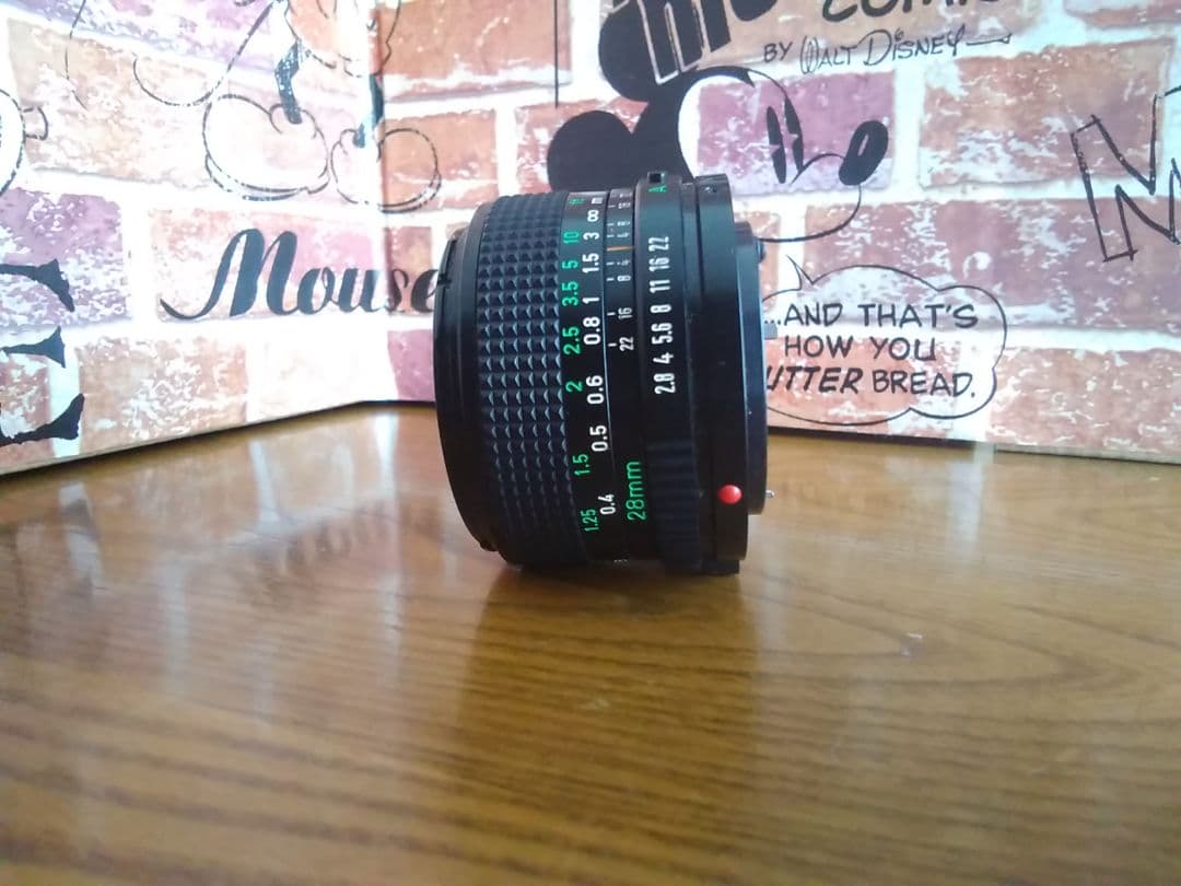 キヤノンnew F-1+ FD28mm 1:2.8 マニュアルフォーカス一眼レフ