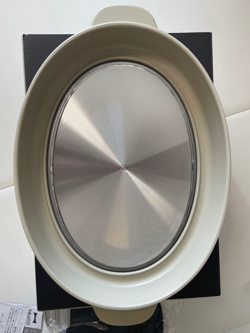 BRUNO オーバルホットプレート ベージュ