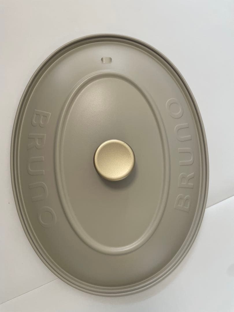 BRUNO オーバルホットプレート ベージュ