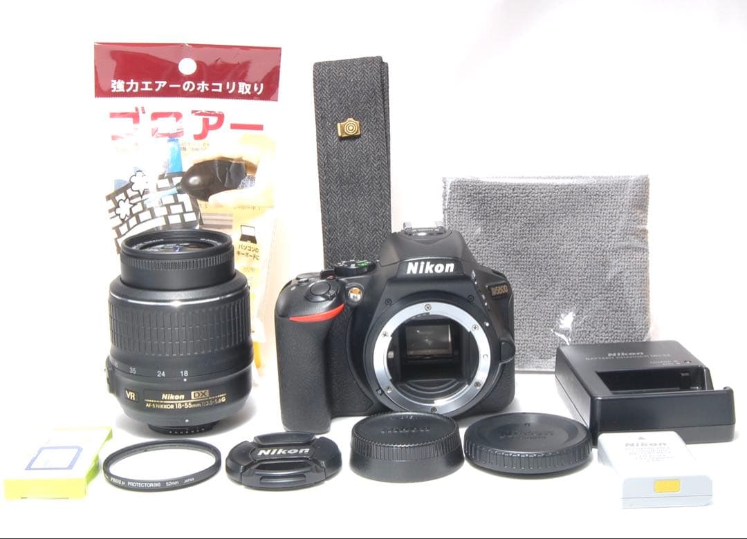スマホ転送OK WiFi機能搭載 Nikon D5600 レンズキット 自撮り◎