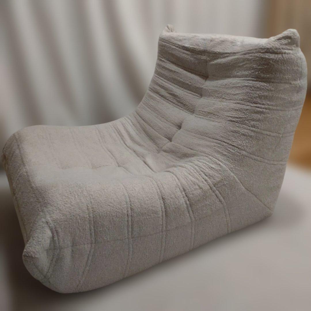 シープボア調　圧縮ウレタンソファ　一人掛け