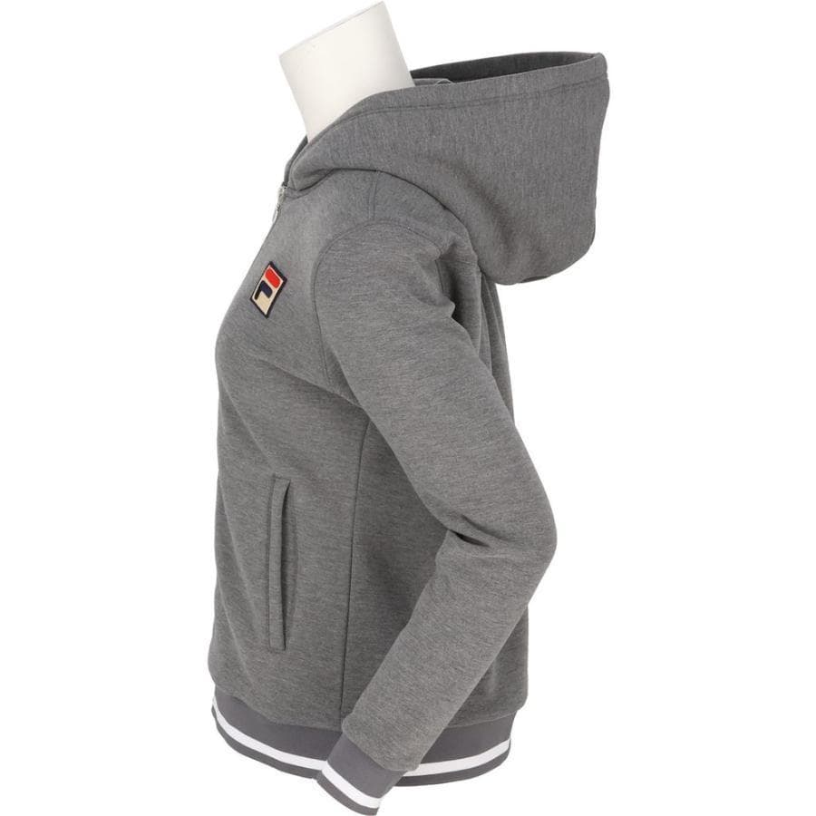 フィラ　FILA　テニスウェア　レディース　フルジップパーカー　L　グレー　新品