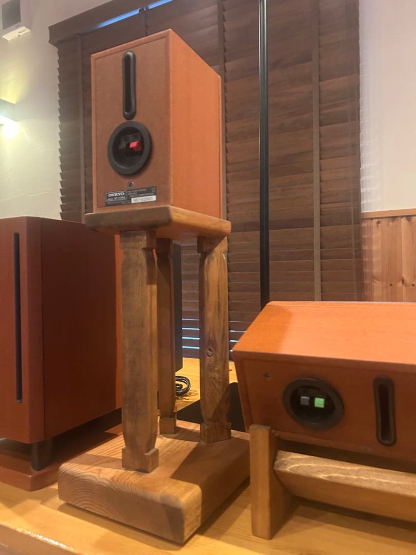 BASE-V15X 5.1chと AS-75Hと ハンドメイドスピーカースタンド