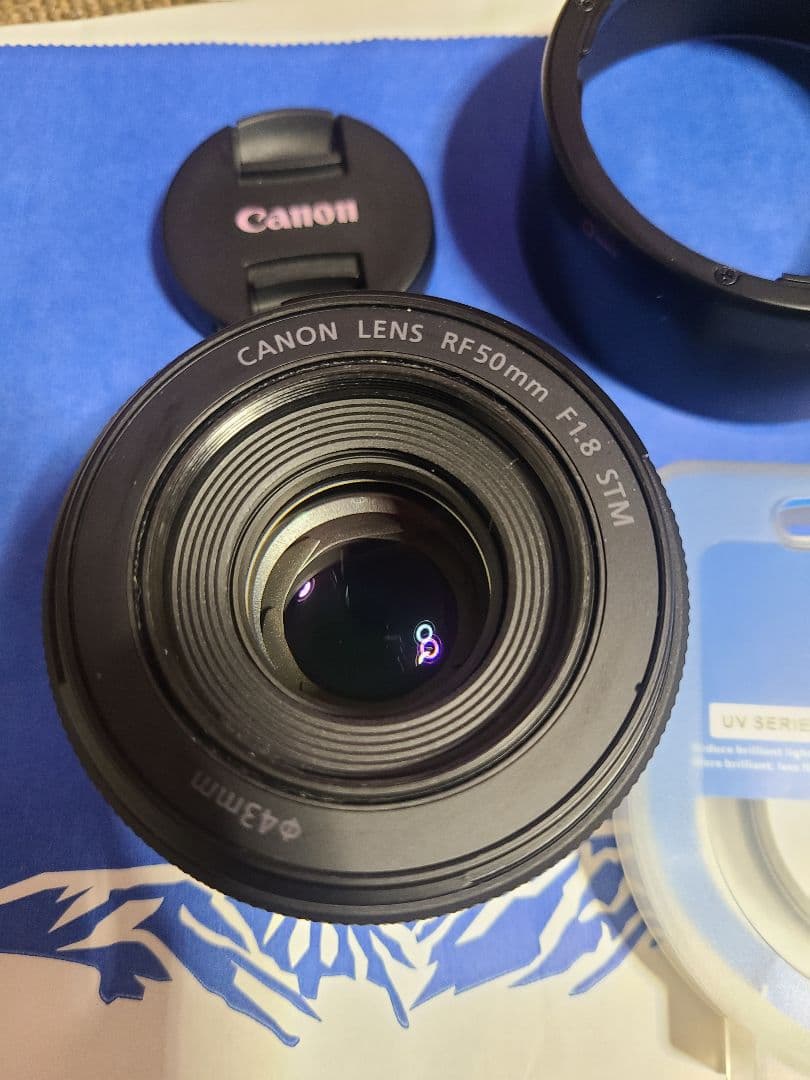 Canon RF50mm F1.8 STM レンズ　フード　フィルター
