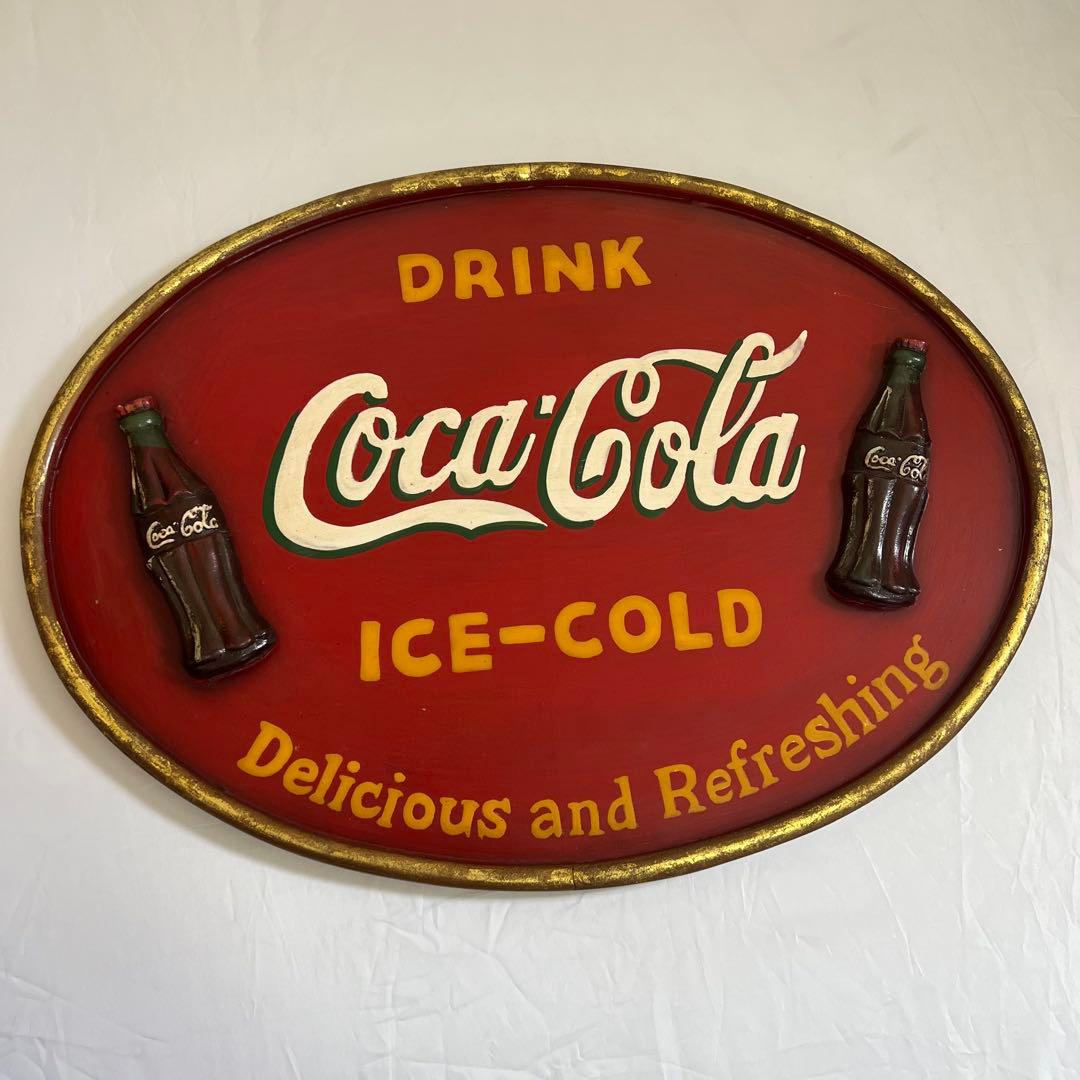 Coca-Cola コカコーラ 木製看板 ヴィンテージ アンティーク