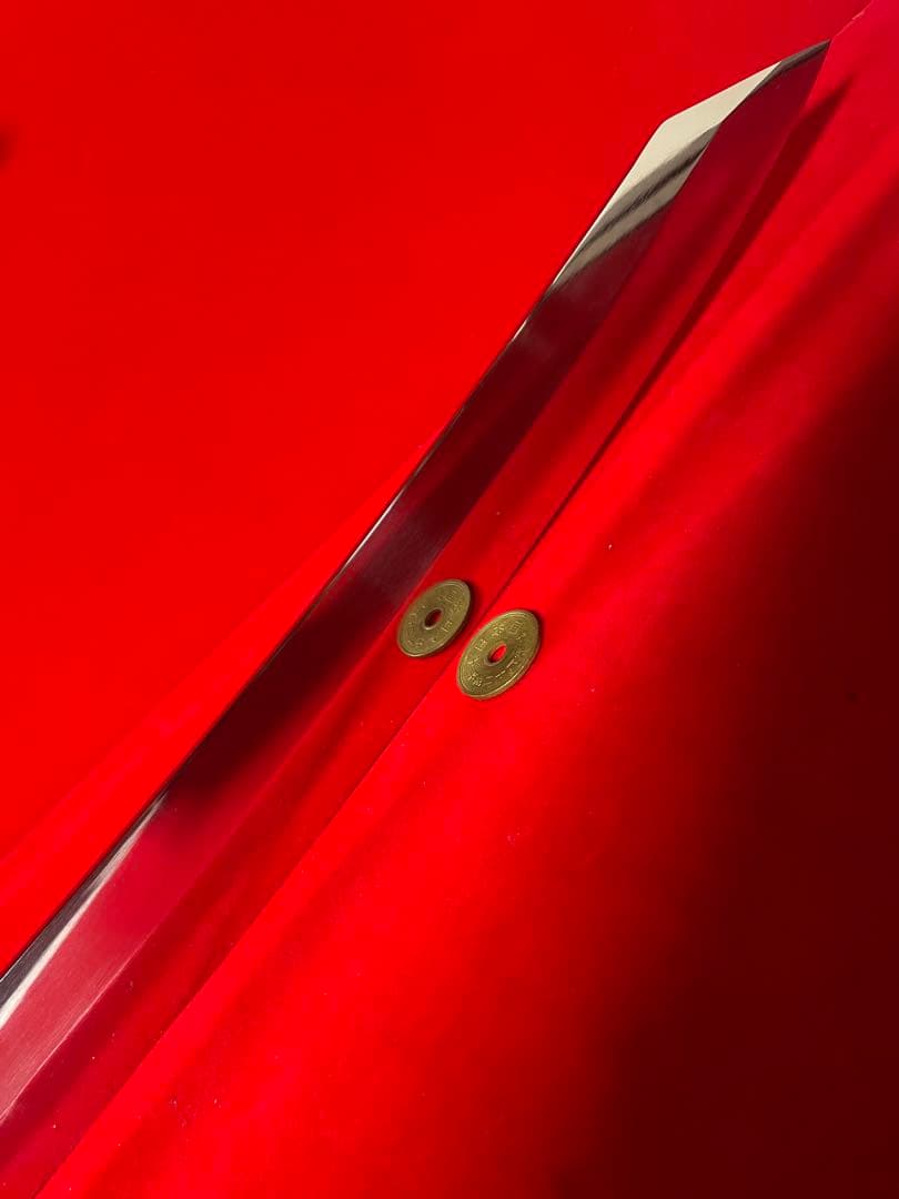 包丁　剣型切付　尺ニ　鏡面仕上げ　切味抜群　箱付　未使用品