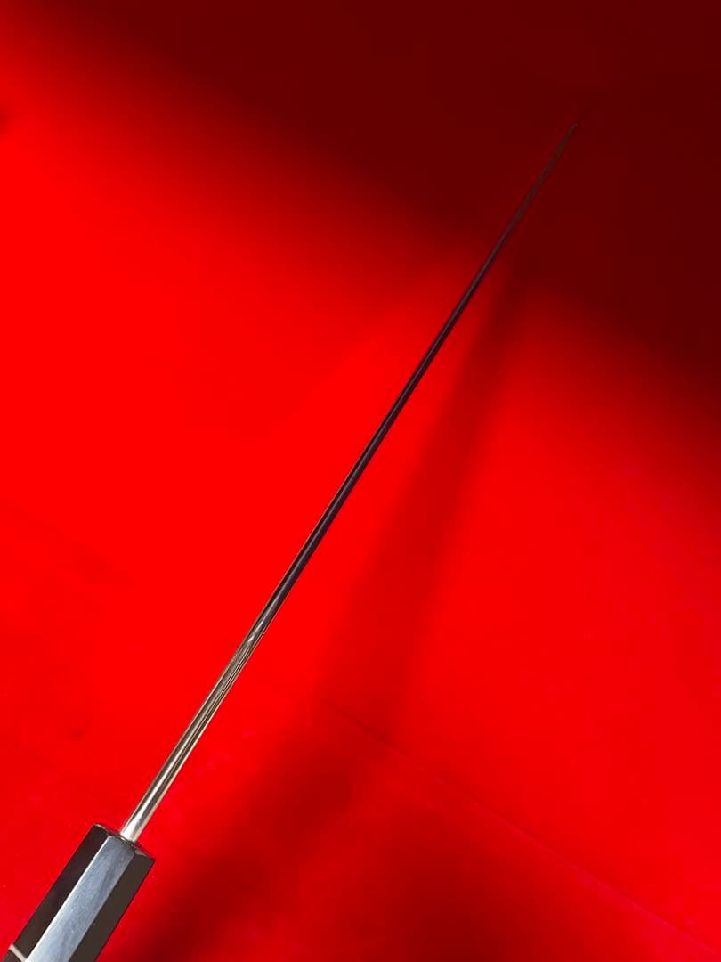 包丁　剣型切付　尺ニ　鏡面仕上げ　切味抜群　箱付　未使用品