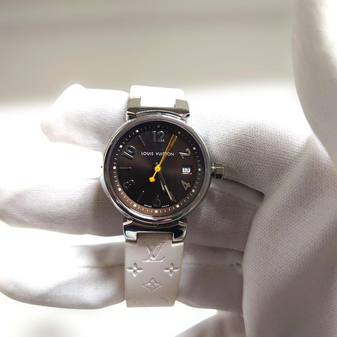 極美品Louis Vuitton ルイヴィトン タンブールQ1211モノグラム