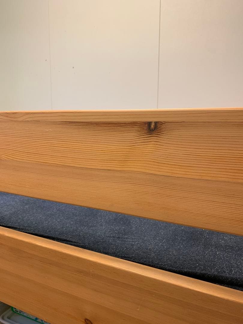 無印良品　MUJI パイン材　ミドルベッド　ロフトベッド