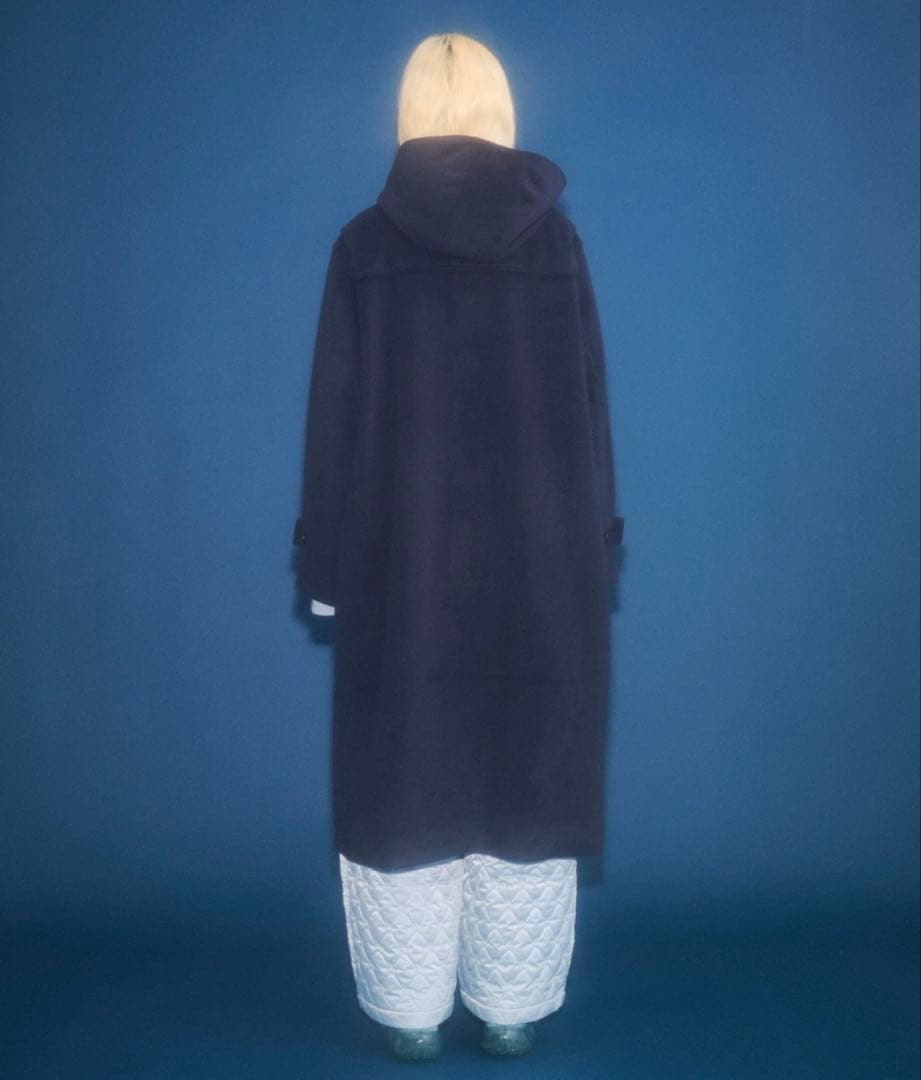 FEKETE ネイビー ダッフルコート Mサイズ