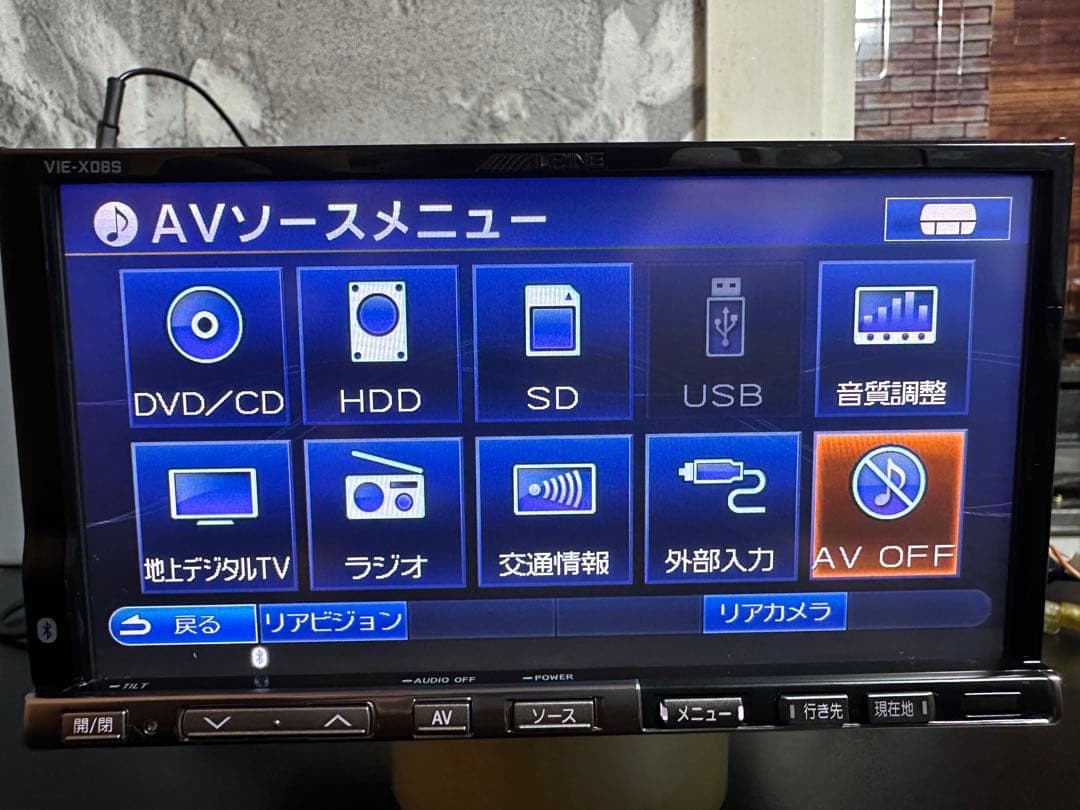 ALPINE VIE-X08S ラジオチューナー 2011