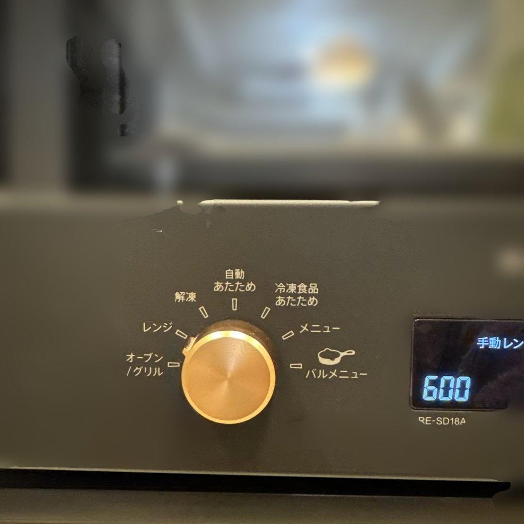 新品級RE-SD18A-B 2022製 SHARPオーブンレンジ【1/19発送】
