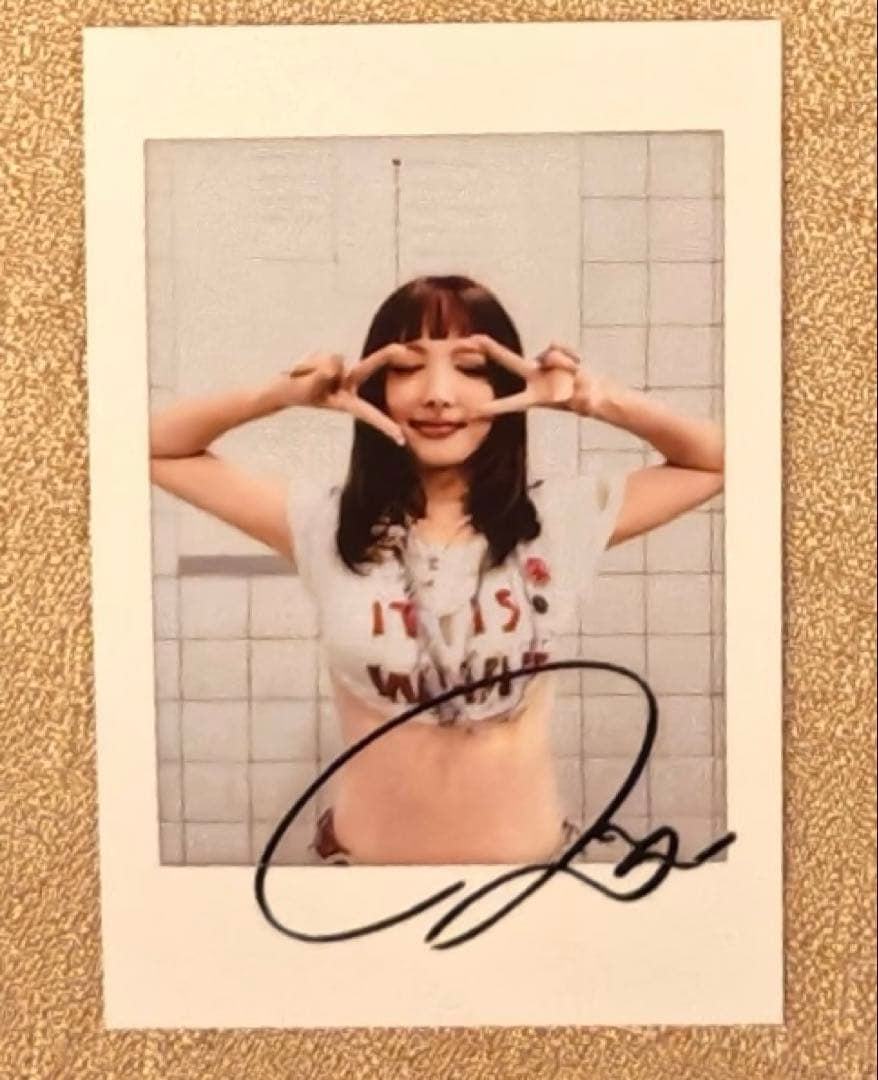 TWICE ナヨン TEN 10周年 yizhiyu 当選限定 チェキトレカB