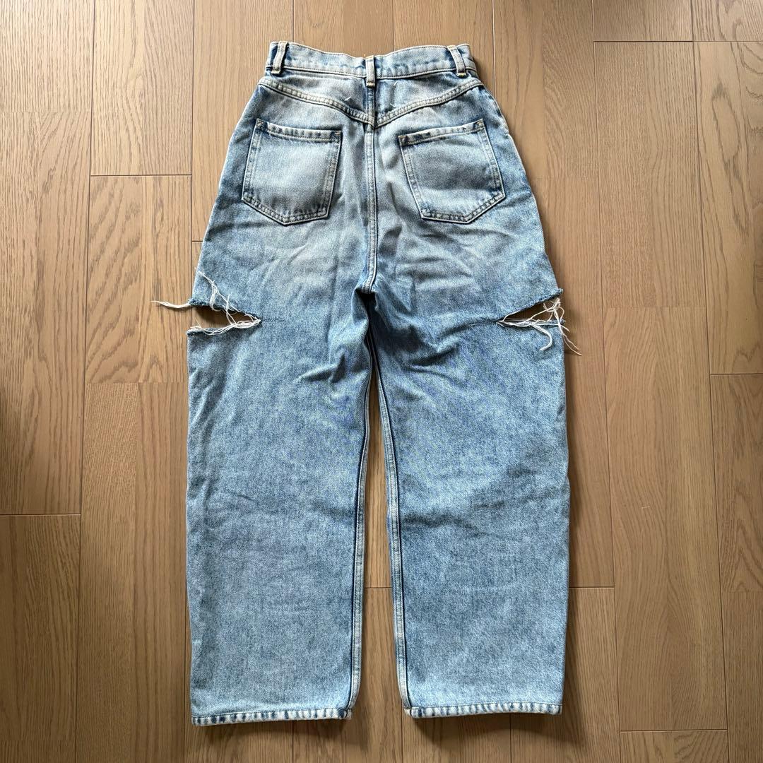 サイズ36 maison margiela カットアウトデニム