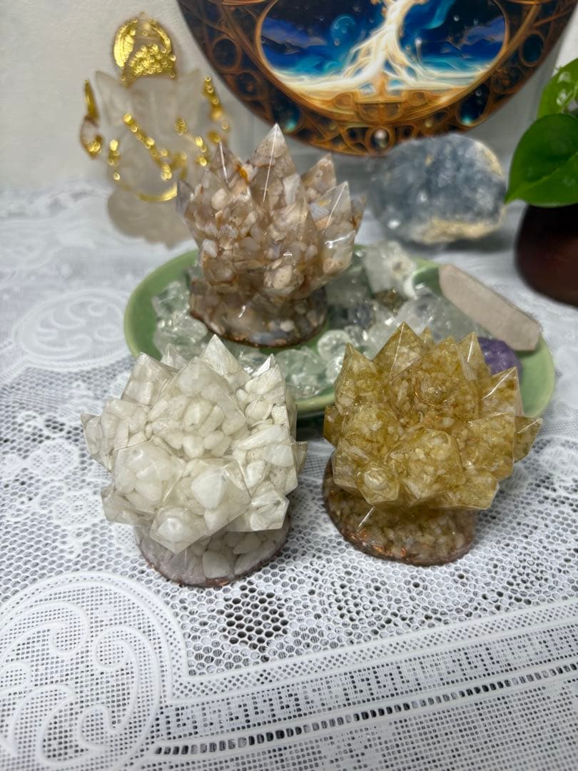 オルゴナイト クラスター 桜瑪瑙