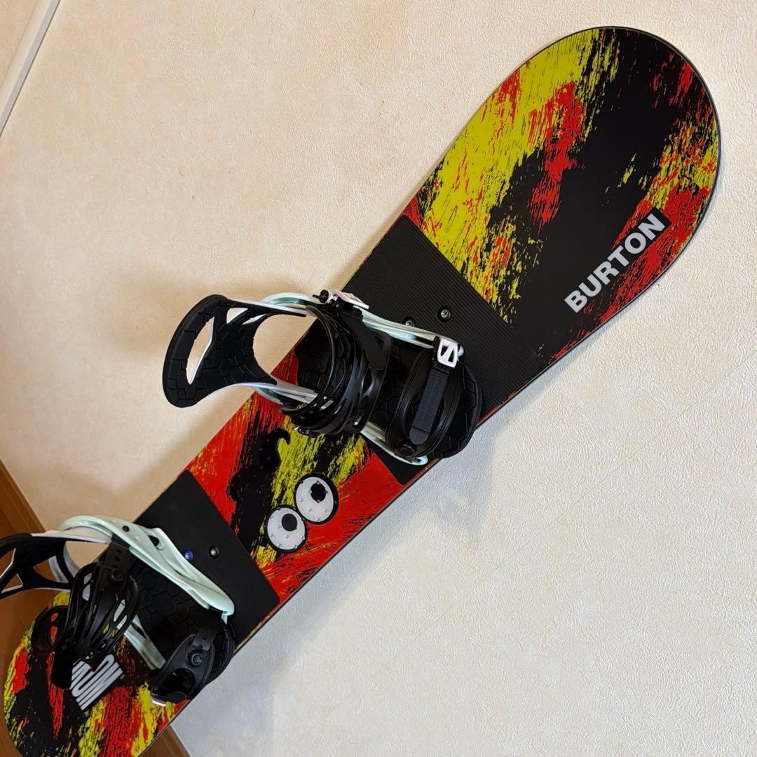 【美品】バートン キッズ スノーボード 3点 板:120cm、ブーツ：24cm
