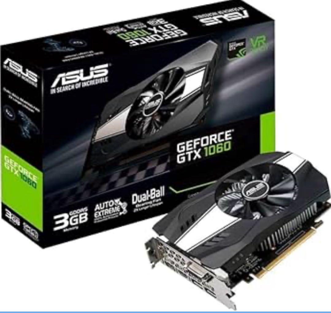 ASUS GTX1060搭載ビデオカード PH-GTX1060-3G @
