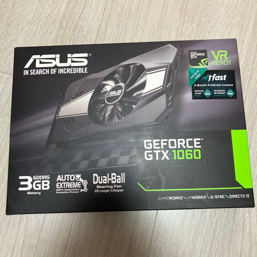 ASUS GTX1060搭載ビデオカード PH-GTX1060-3G @