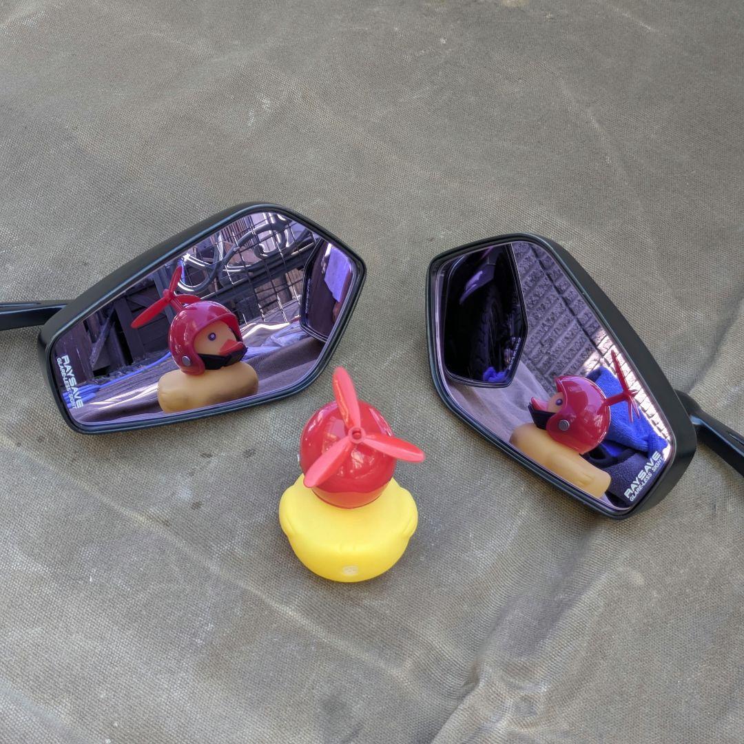 タナックス ナポレオン7 カウリングミラー 左右セット 中古