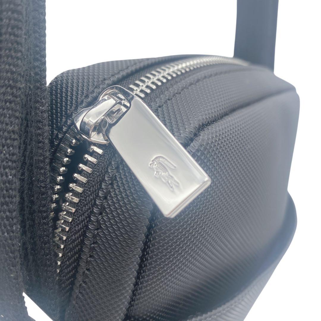 【未使用級】 LACOSTE ラコステ ショルダーバッグ ブラック