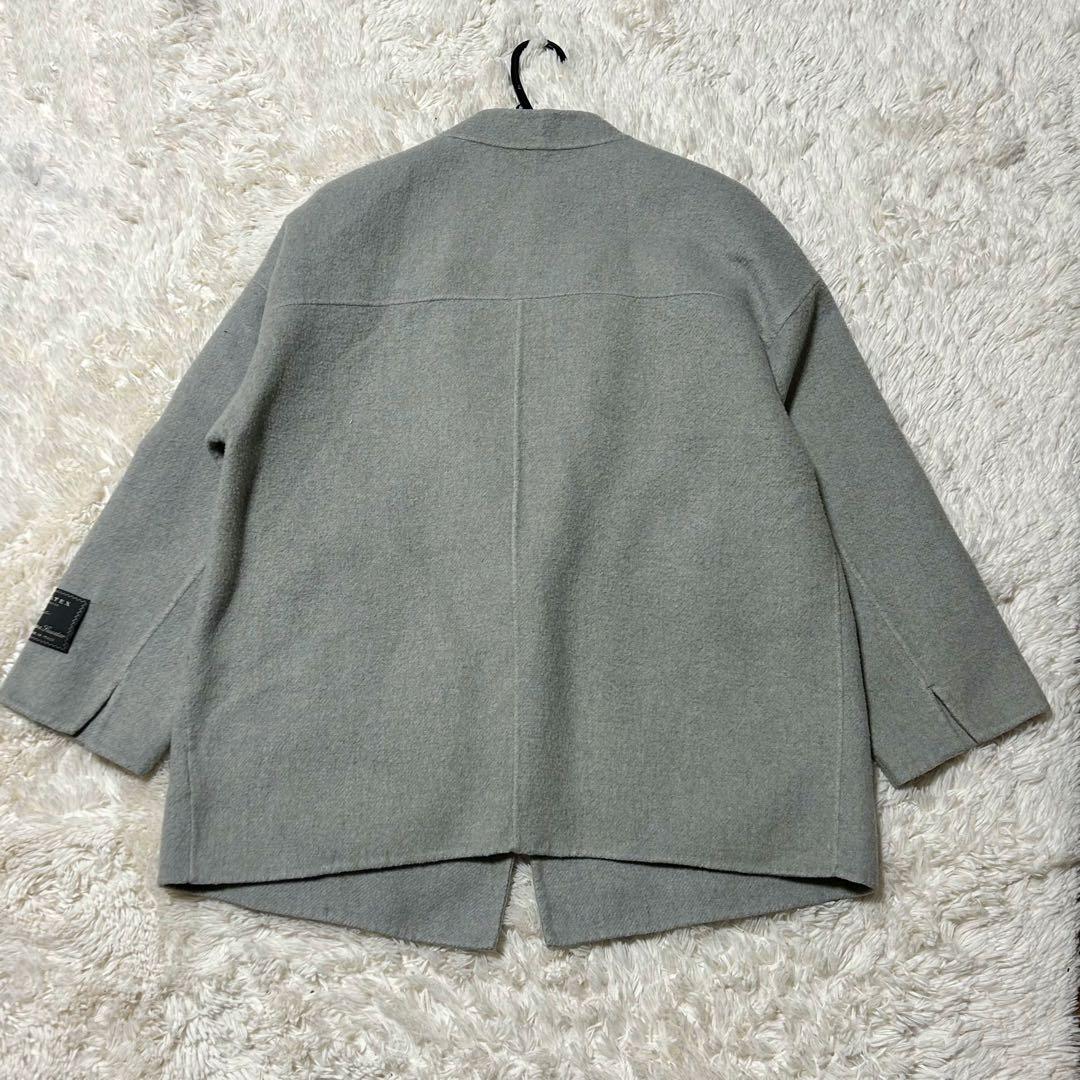 xxxm.txxx様　アーバンリサーチ シャンブレーウールリバーショートコート