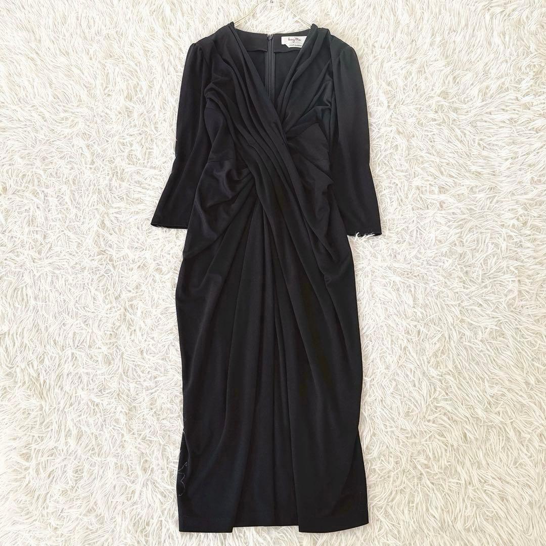 人気 11号✨ケイミー ヴィーナスワンピース ストレッチ ジャージー 洗える 黒