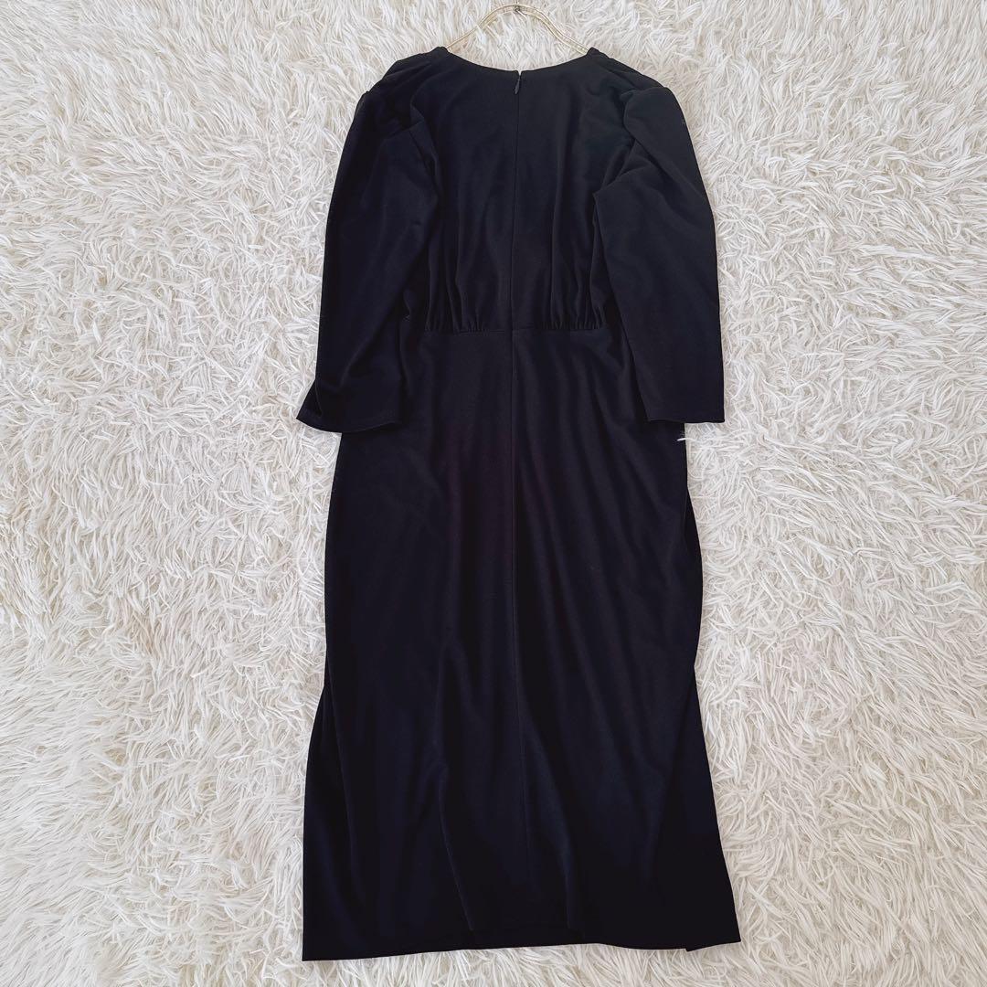 人気 11号✨ケイミー ヴィーナスワンピース ストレッチ ジャージー 洗える 黒