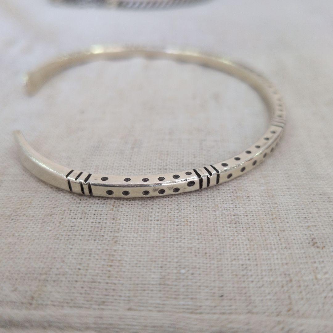 カレンシルバー　シルバー925 高純度　バングル　ブレスレット