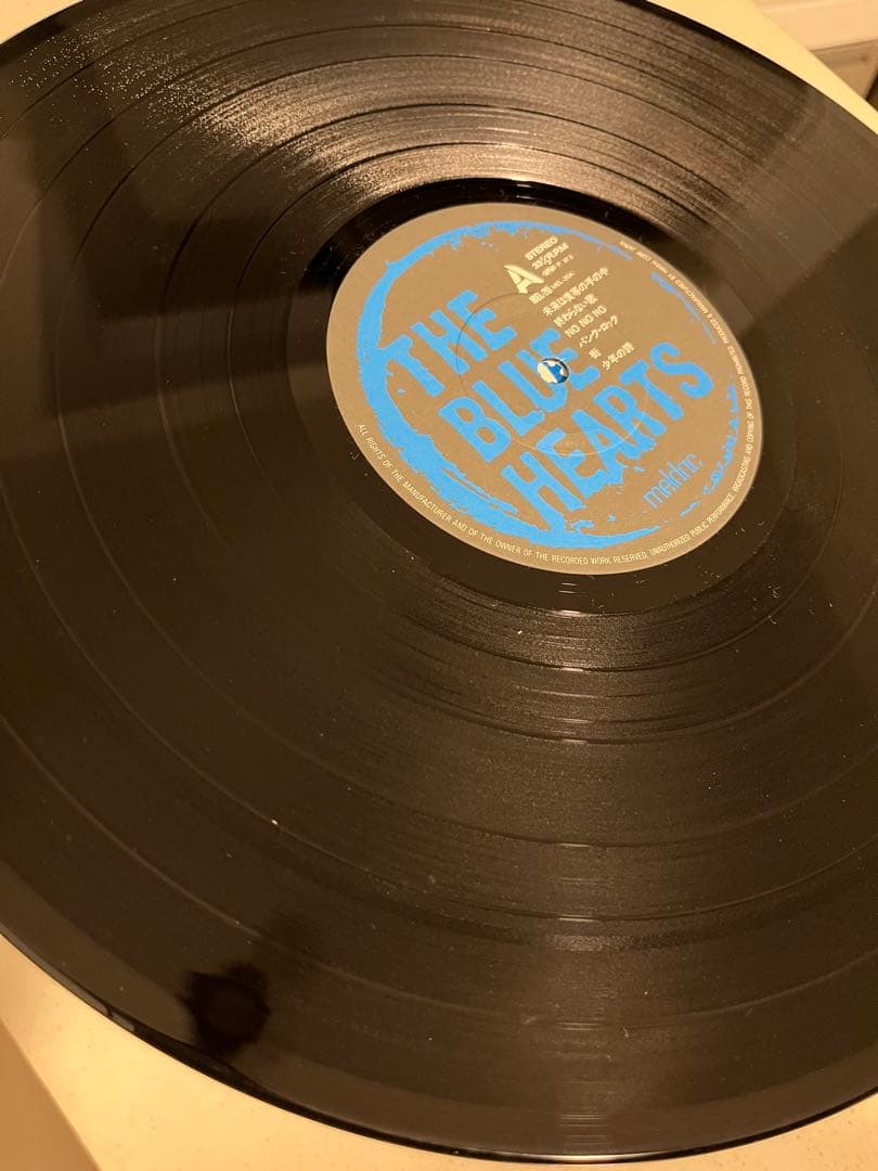 LPレコード　ＴＨＥ　ＢＬＵＥ　ＨＥＡＲＴＳ　初回限定ダンボールジャケット