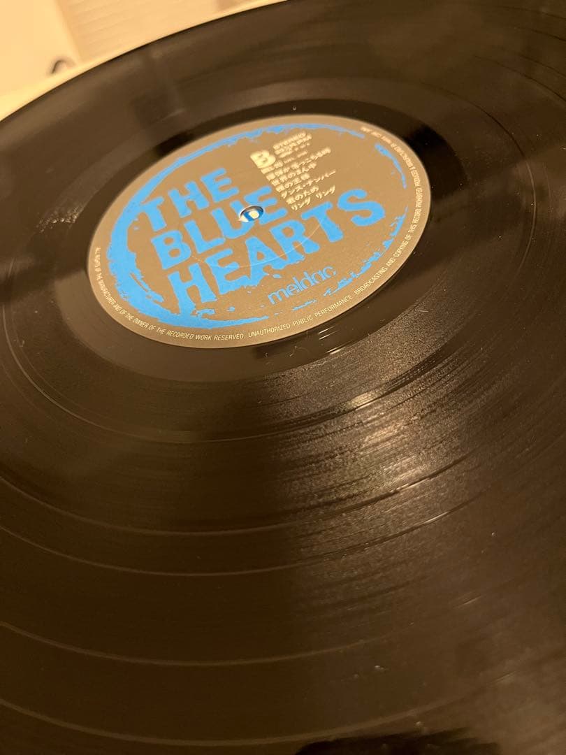 LPレコード　ＴＨＥ　ＢＬＵＥ　ＨＥＡＲＴＳ　初回限定ダンボールジャケット