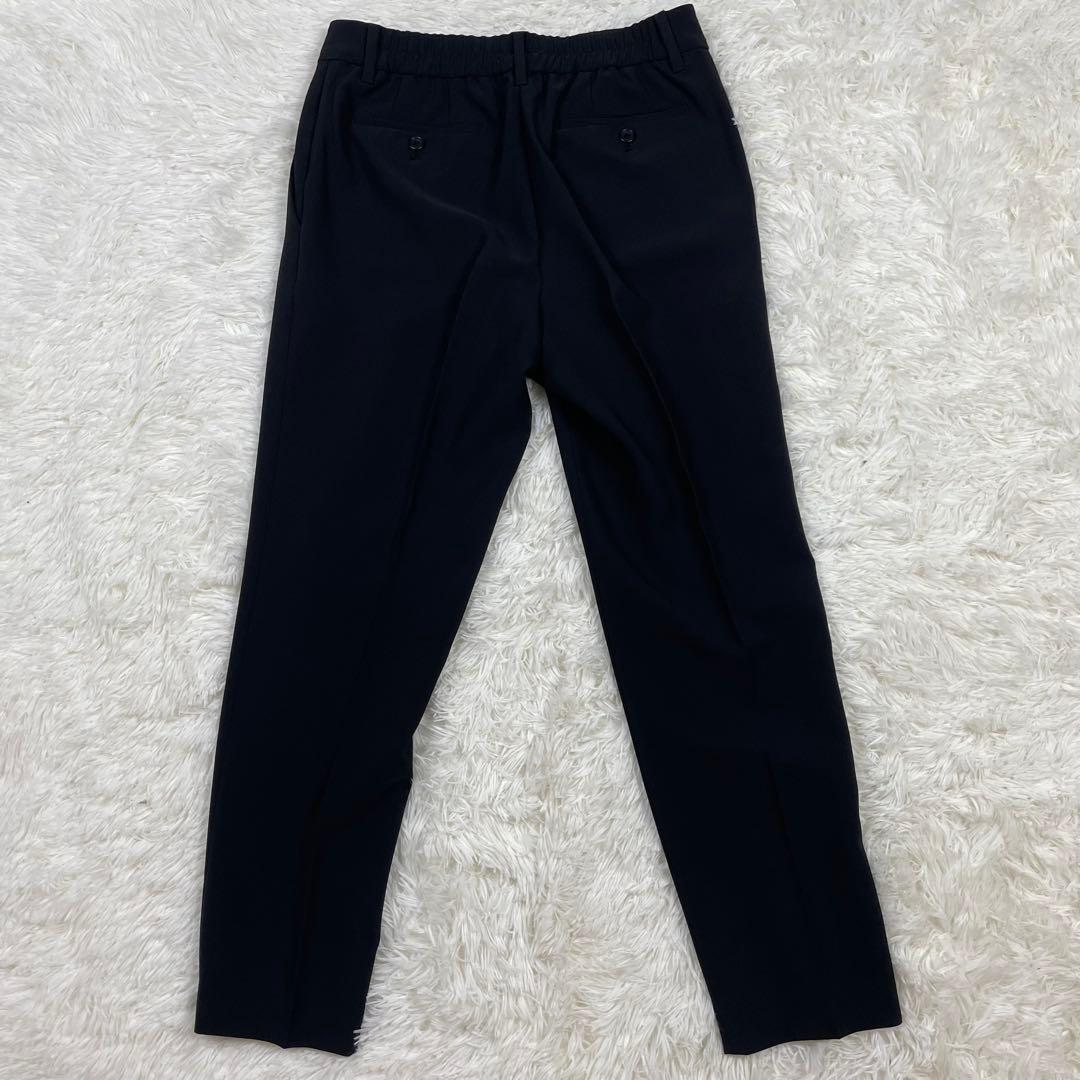 美品 ✨　L サイズ　PLST プラステ スーツ ノーカラー パンツ ブラック