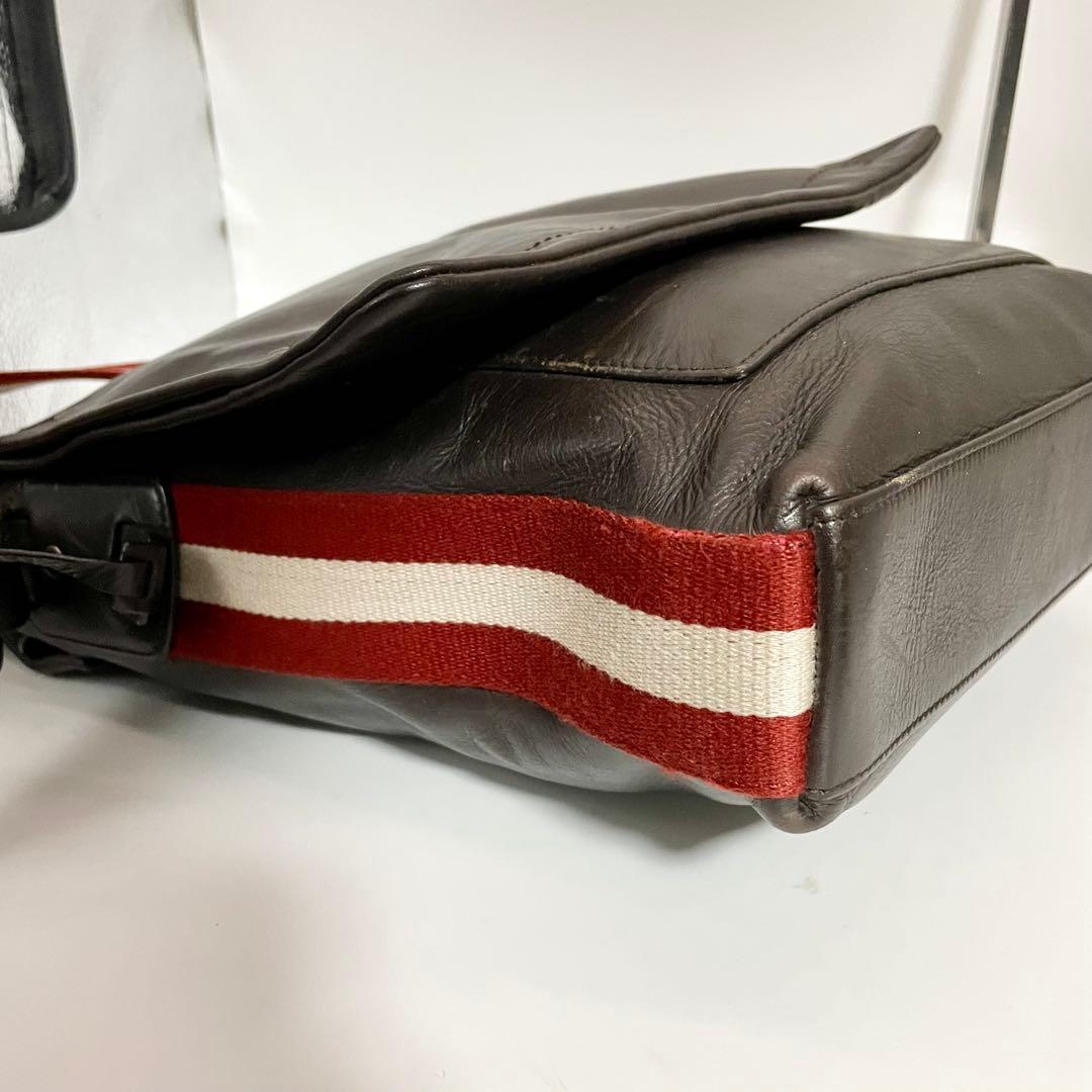 バリー レザー ショルダーバッグ メッセンジャー トレインスポッティング 茶色