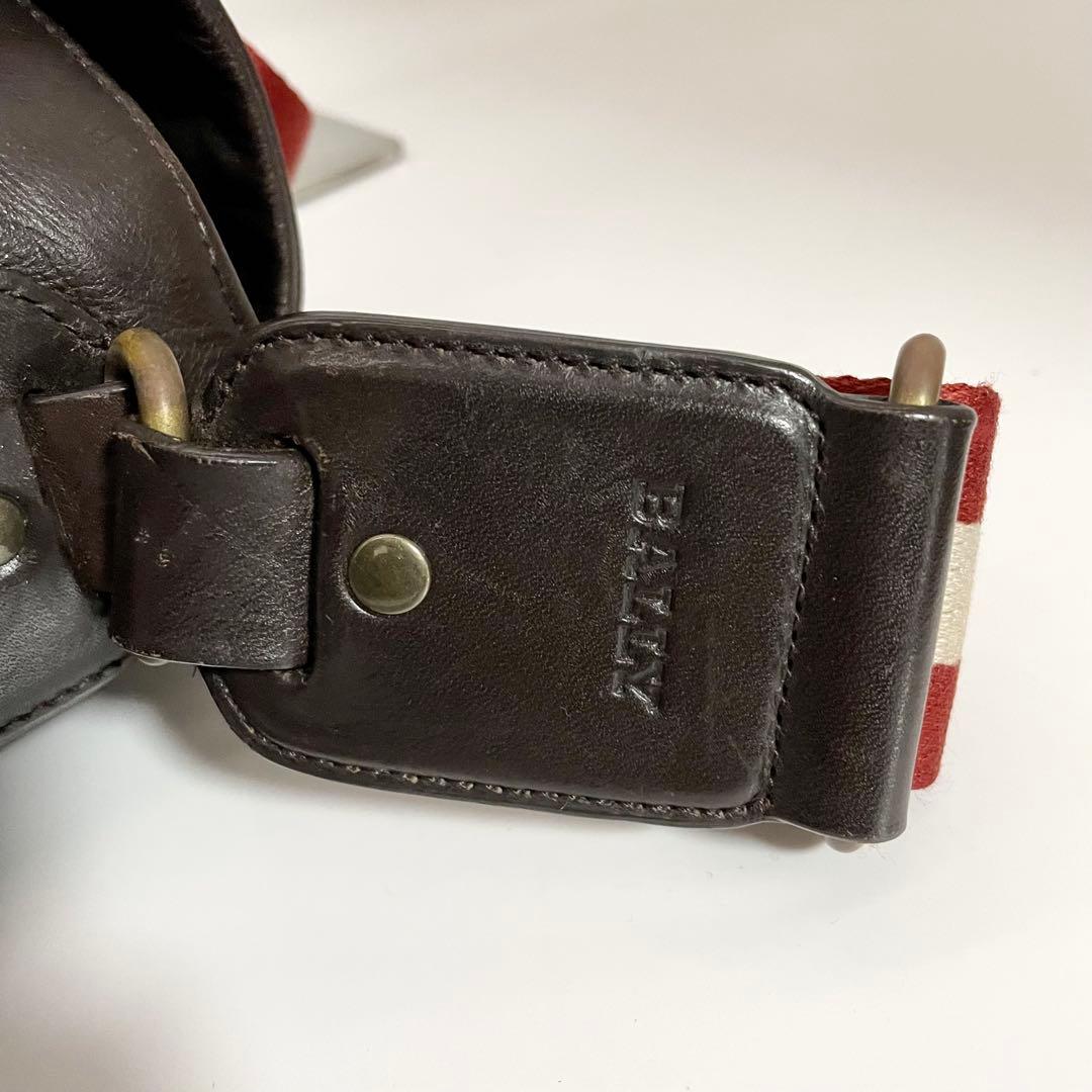 バリー レザー ショルダーバッグ メッセンジャー トレインスポッティング 茶色