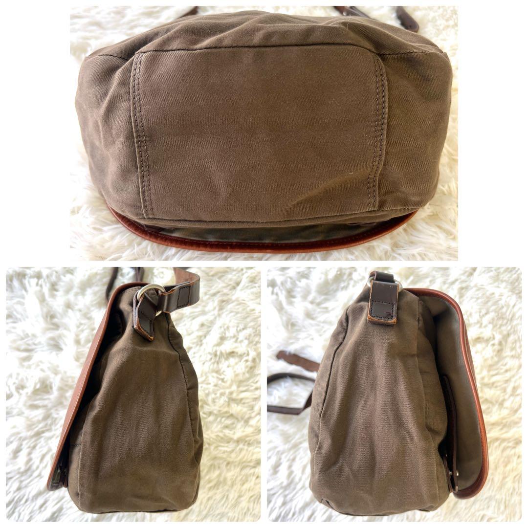 MARGARET HOWELL PORTER レザー ショルダーバッグ