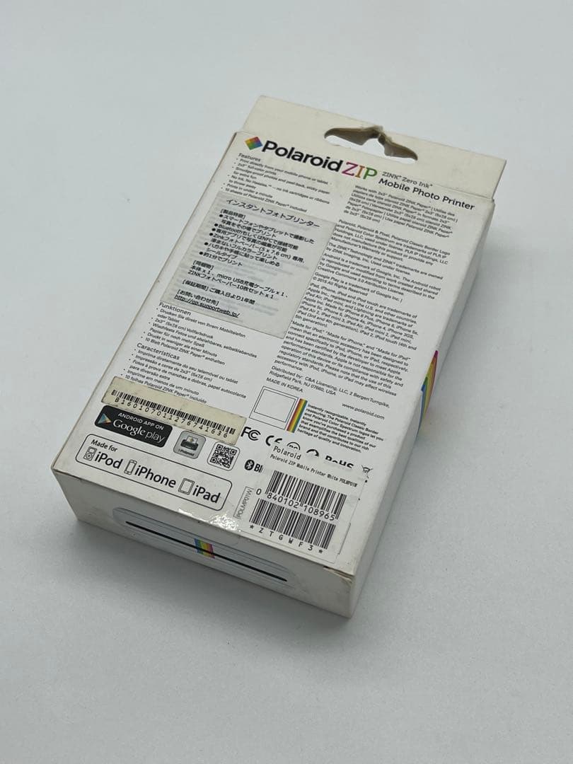 Polaroid ZIP Mobile Printer ホワイト