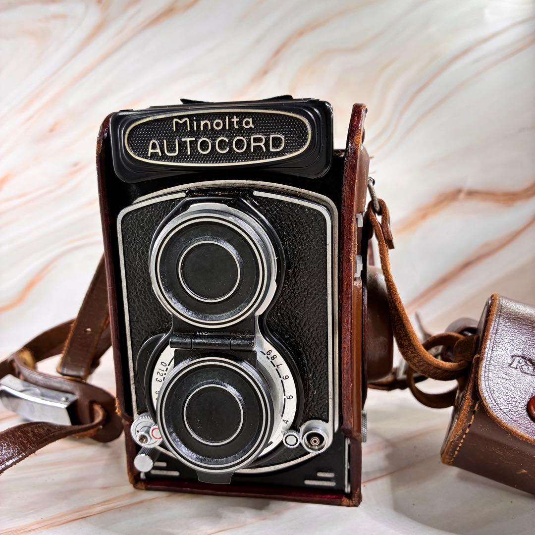ミノルタ　オートコード　二眼レフカメラ　レンズキャップ ジャンク