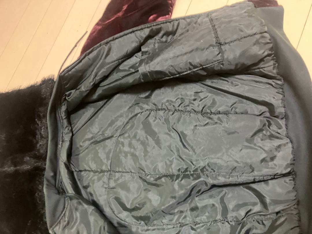 コリアンジャケット刺繍ファー次古着ビンテージ８０s激レア