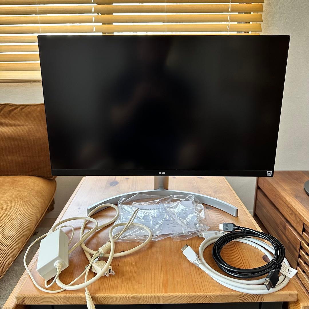 LG 27UL600-W 4K 27インチ IPSパネル モニター