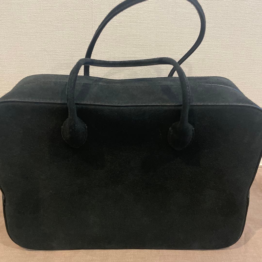 boutique 310 メゾンカナウ　ボックスボストン　スエード　L