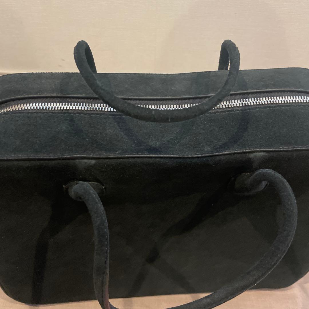 boutique 310 メゾンカナウ　ボックスボストン　スエード　L