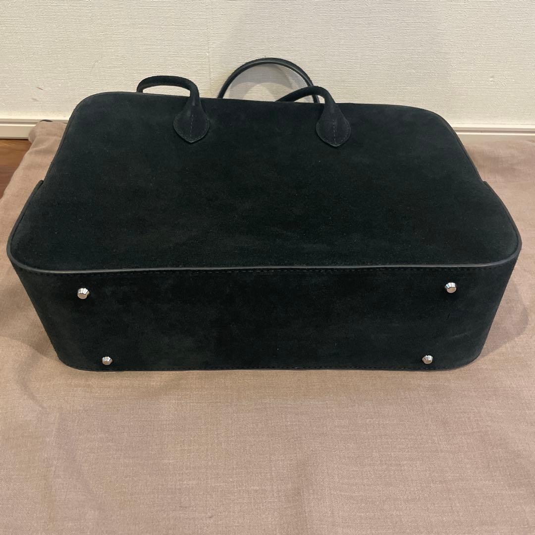 boutique 310 メゾンカナウ　ボックスボストン　スエード　L