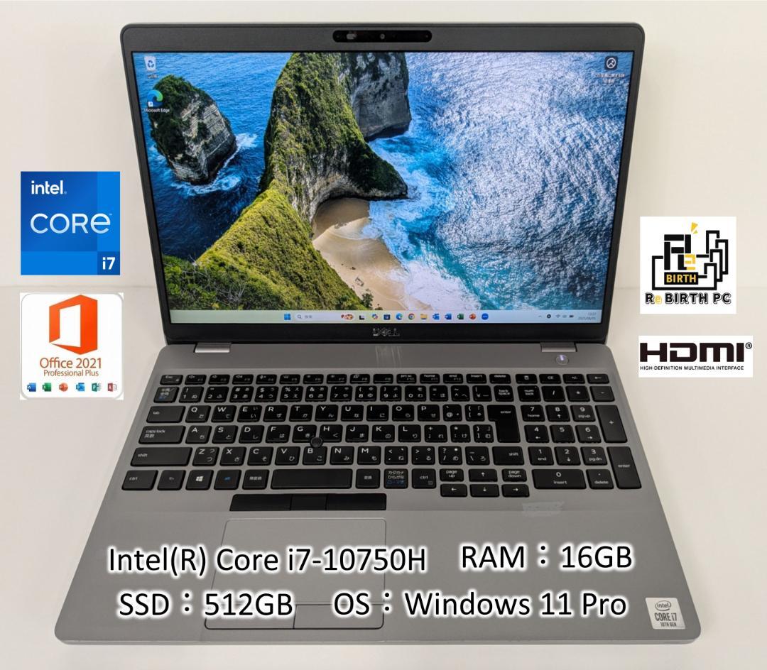 第10世代 Core i7 SSD512GB Quadro P620 DELL