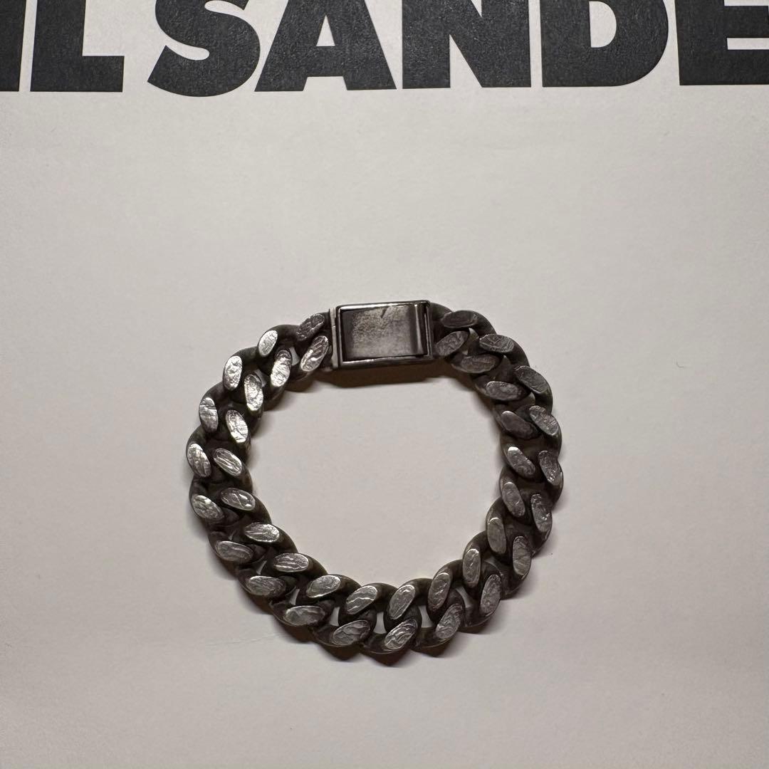 JIL SANDER シルバーチェーン　ブレスレット　ジルサンダー