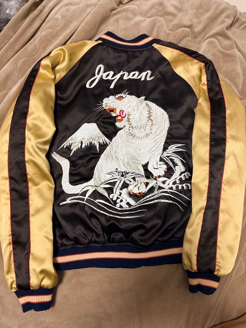 ２面用 テーラー東洋 虎鷲龍 日本限定 スカジャン vintage サテン