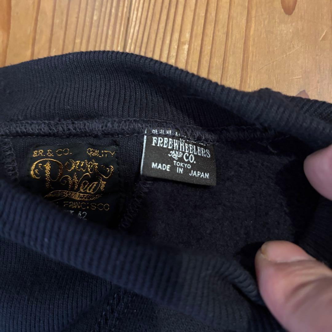 【新品同様】フリーホイーラーズ スウェット Col:J.Navy 42XL