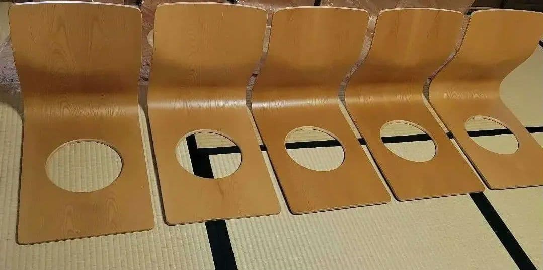 天童木工 木製座椅子 3脚セット