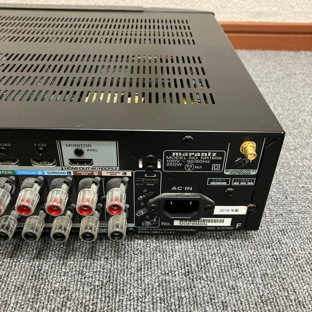 marantz NR1609 AVアンプ 2018年製　リモコン付き　付属品多数